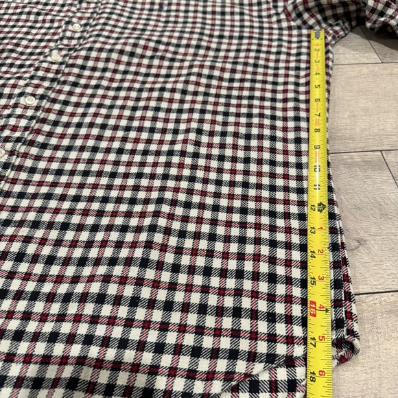 Vintage Ralph Lauren Blaire Cotton Button-Down Plaid Flannel Shirt In Size XL - Picture 7 of 10